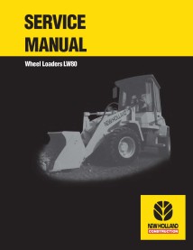 Manuel d'entretien pdf de la chargeuse sur pneus New Holland LW80 - Construction New Holland manuels - NH-73179332R0