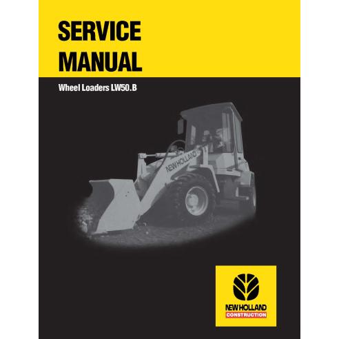 Cargador de ruedas New Holland LW50B manual de servicio en pdf - New Holland Construcción manuales - NH-73183078