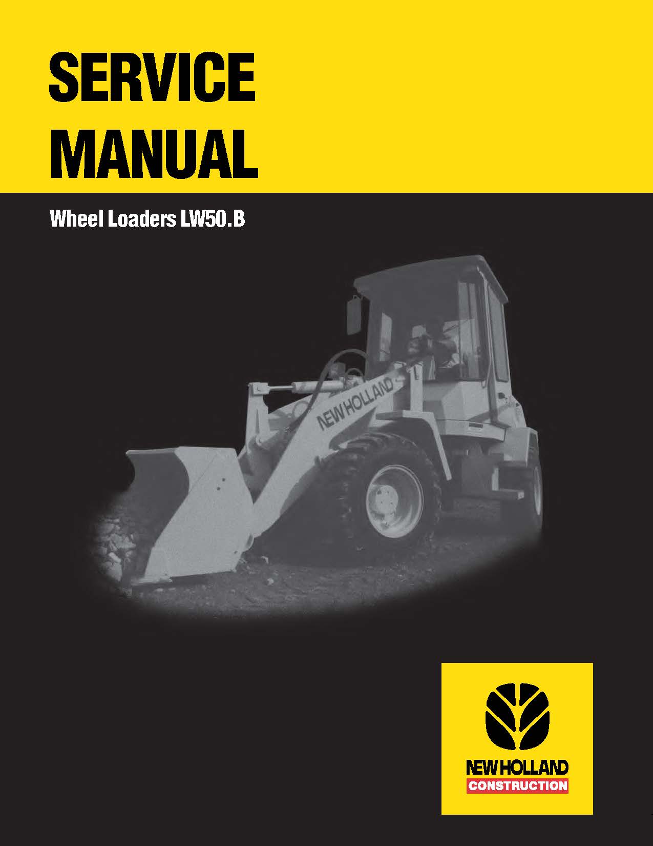 Manual De Serviço Em Pdf Da Carregadeira De Rodas New Holland LW50B