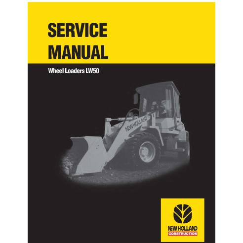 Cargador de ruedas New Holland LW50 manual de servicio en pdf - New Holland Construcción manuales - NH-73179329