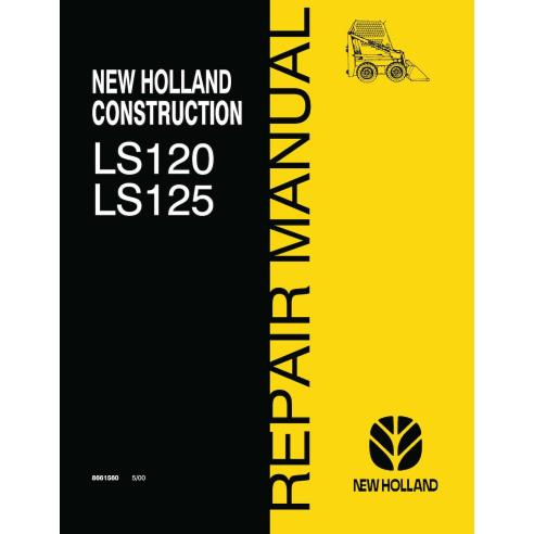 New Holland LS120, LS125 skid loader pdf repair manual  - New Holland Construction manuals - NH-86615609