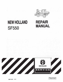 Manual de reparo em pdf do pulverizador New Holland SF550 - New Holland Construction manuais