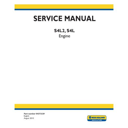 Manual de servicio pdf del motor New Holland S4L, S4L2 - New Holland Construcción manuales - NH-84373329