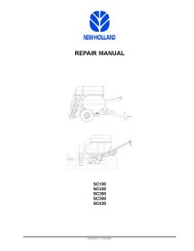 Manual de serviço em pdf do semeador a ar New Holland SC180, SC230, SC260, SC380, SC430 - New Holland Construction manuais