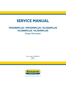 New Holland VM3080, VM3090, VL5060, VL5080, VL5090 PLUS manual de serviço em pdf para colhedora de uvas - Construção New Holl...