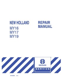 Manuel d'entretien pdf du tracteur New Holland MY16, MY17, MY19 - Construction New Holland manuels - NH-87045362