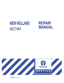 Manual de serviço pdf do trator New Holland MZ19H - Construção New Holland manuais - NH-87045364