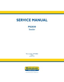 Manuel d'entretien pdf du semoir New Holland PS2030 - Nouvelle-Hollande Agriculture manuels - NH-47918064