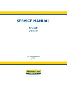 Manual de serviço em pdf do defensor New Holland SP3500 - New Holland Agriculture manuais