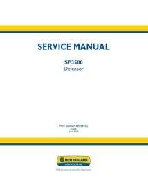 Manuel d'entretien pdf du defensor New Holland SP3500 - Nouvelle-Hollande Agriculture manuels - NH-48149953