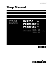 Komatsu PC1250-8, PC1250SP-8, PC1250LC-8 hydraulic excavator pdf shop manual  - Komatsu manuals