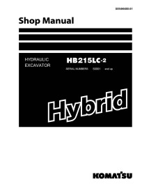 Manuel d'atelier pdf de la pelle hydraulique Komatsu HB215LC-2 - Komatsu manuels - KOMATSU-SEN06488-01