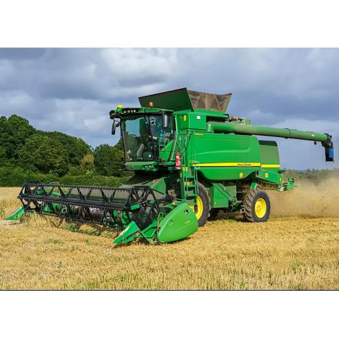 TM407819 John Deere W540, W550, W650, W660, T550, T560, T660, T670 combine repair technical manual (TM407819)