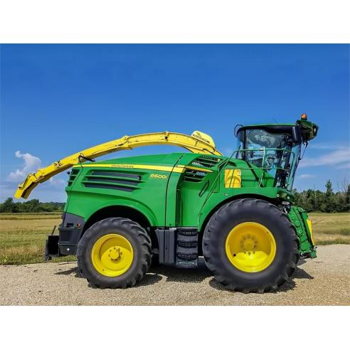 TM414719 Manual técnico de reparo da colhedora de forragem John Deere 8100, 8200, 8300, 8400, 8500, 8600, 9600 (TM414719)