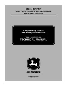 TM2370 Manuel technique PDF du tracteur utilitaire compact John Deere 4320, 4520, 4720 et 4120
