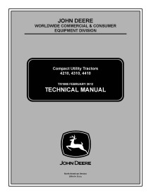 John Deere 4210, 4310, 4410 compact utility tractor pdf technical manual  - John Deere manuals