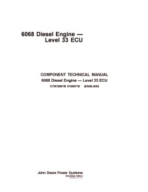 John Deere 6068 Diesel Level 33 ECU engine pdf technical manual  - John Deere manuals