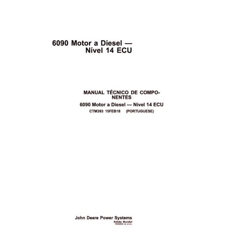JD-CTM393-PT John Deere PowerTech Plus 9.0L Level 14 Electronic Fuel System With Denso HPCR Diesel engine technical manual PT...