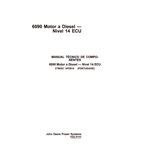 Motor John Deere 6090 PowerTech Diesel Nivel 14 ECU manual técnico pdf PT - John Deere manuales - JD-CTM393-PT