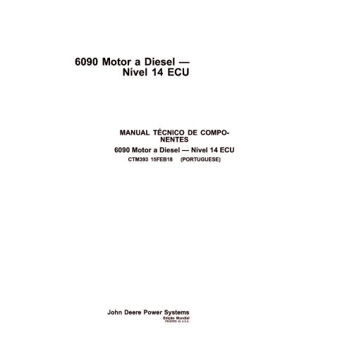 Motor John Deere 6090 PowerTech Diesel Nível 14 ECU pdf manual técnico PT - John Deere manuais - JD-CTM393-PT