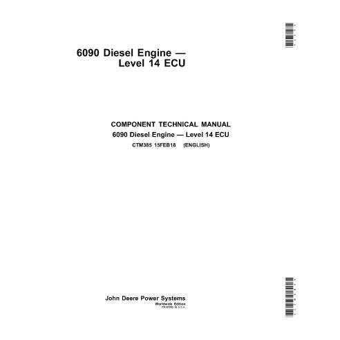 Manual técnico do motor John Deere 6090 PowerTech Diesel Nível 14 ECU em pdf - John Deere manuais - JD-CTM385