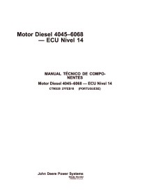 JD-CTM328-PT Manual técnico do motor ECU PowerTech Diesel Nível 14 John Deere 4045, 6068 PT (CTM328)