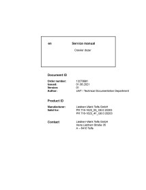 Liebherr PR716-1823 crawler dozer pdf service manual  - Liebherr manuals - LIEBHERR-PR-716-1823-EN