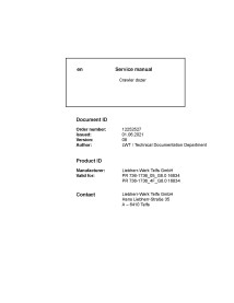 Liebherr PR736-1736 4F crawler dozer pdf service manual  - Liebherr manuals