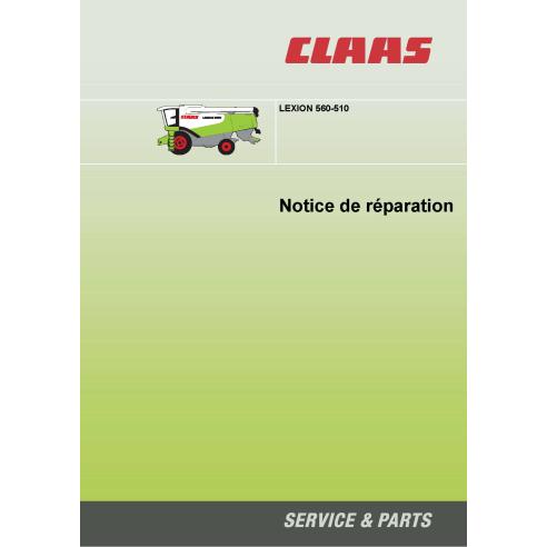 Claas Lexion 560-510 combinar manual de reparo em pdf FR - Claas manuais - CLAAS-2931050-FR