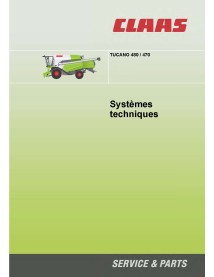 Claas Tucano 480, 470 combinar manual de sistemas técnicos em pdf FR - Claas manuais - CLAAS-2906271-FR