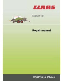 Manual de reparo em pdf da enfardadeira Claas Quadrant 3400 - Claas manuais - CLAAS-2945140