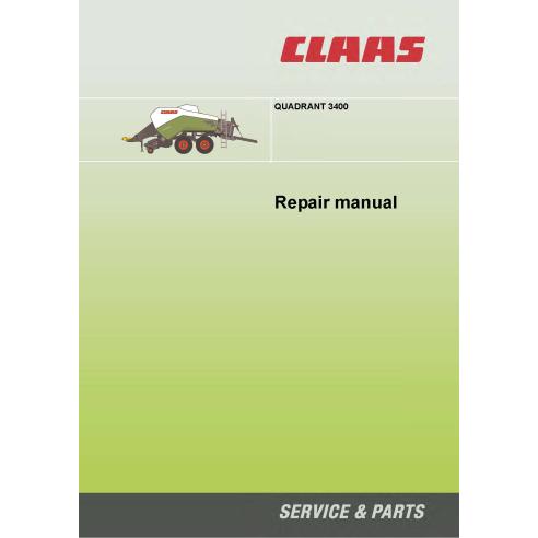 Manual de reparo em pdf da enfardadeira Claas Quadrant 3400 - Claas manuais - CLAAS-2945140