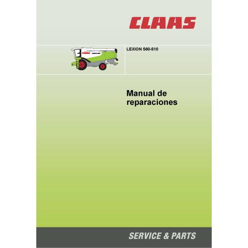Claas Lexion 560-510 combinar pdf manual de reparación ES - Claas manuales - CLAAS-2954590-ES