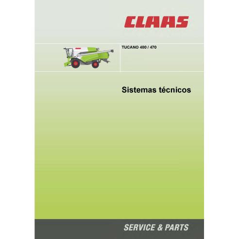 Claas Tucano 480, 470 combinar pdf sistema técnico manual ES - Claas manuais - CLAAS-2906291-ES