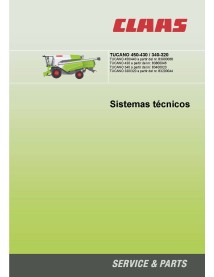 Claas Tucano 450, 440, 430, 340, 330, 320 combine pdf technical systems manual ES - Claas manuals - CLAAS-2906441-ES