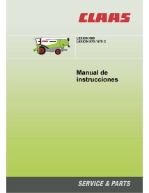 Claas Lexion 580, 570 cosechadora pdf manual del operador ES - Claas manuales - CLAAS-2995227-ES