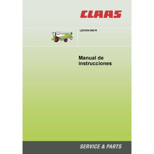 Cosechadora Claas Lexion 580 R pdf manual del operador ES - Claas manuales - CLAAS-2943482-ES