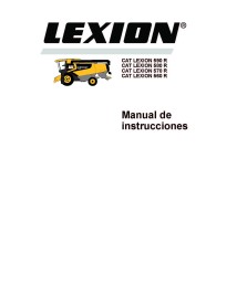 Claas Cat Lexion 590R, 580R, 570R, 560R combinar pdf manual do operador ES - Claas manuais - CLAAS-2999465-ES