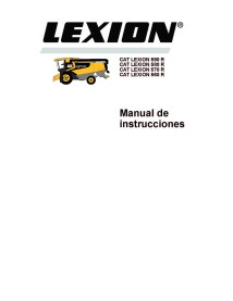 Claas Cat Lexion 590R, 580R, 570R, 560R combine pdf operator's manual ES - Claas manuals - CLAAS-2999465-ES