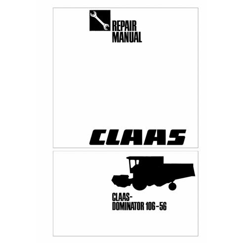 CLA-1847780 Manual de reparo da colheitadeira Claas Dominator 56 - 106 CLA-1847780 Manual de reparo da colheitadeira Claas Dominator 56 - 106