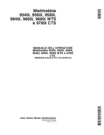 JD-OMZ82208 Manuel d'utilisation de la moissonneuse-batteuse John Deere 9540i, 9560i, 9580i, 9640i, 9660i, 9680i, 9780i (OMZ8...