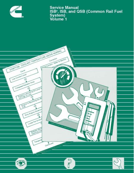 CUM-4021271 Cummins ISBe, ISB, and QSB engine pdf troubleshooting and repair manual