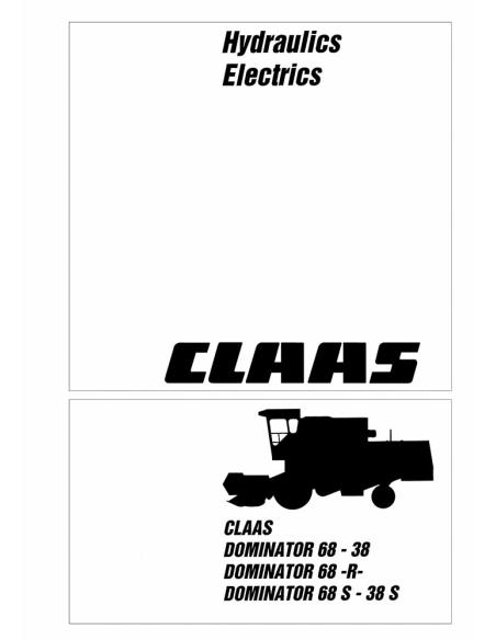 CLA-1856672 Manual de sistemas técnicos da colheitadeira Claas Dominator 38-68