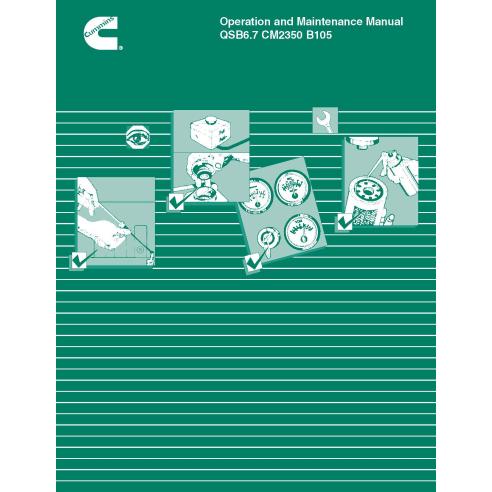Fendt QSB6.7 CM2350 B105 engine pdf operation & maintenance manual - Cummins manuales - CUM-4332779