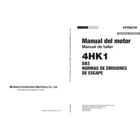 Motor Hitachi 4HK1 GB3 pdf manual de taller ES - Hitachi manuales - HIT-EWDCYES00
