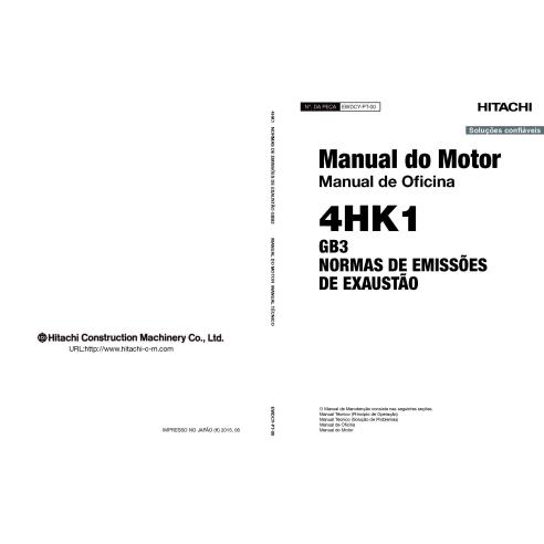 Manual de oficina em pdf do motor Hitachi 4HK1 GB3 PT - Hitachi manuais - HIT-EWDCYPT00