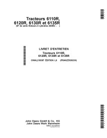 John Deere 6110R, 6120R, 6130R, 6135R MY2015-17 tracteurs pdf manuel d'utilisation FR - John Deere manuels - JD-OMAL219397