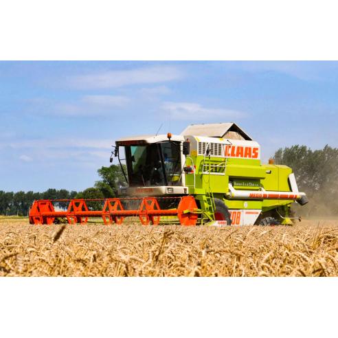 Claas Mega II 202 - 218 combine harvester technical systems manual - Claas manuals