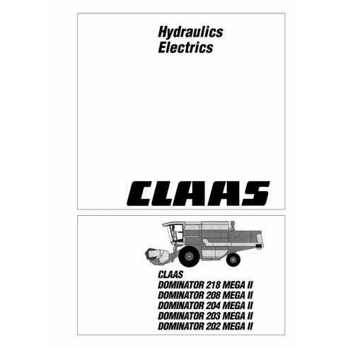 CLA-1879960 Claas Mega II 202 - 218 combine harvester technical systems manual CLA-1879960 Claas Mega II 202 - 218 combine harvester technical systems manual