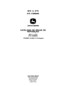 John Deere 9670 STS, 9770 STS combine pdf parts catalog PT - John Deere manuals - JD-PC9956P-PT